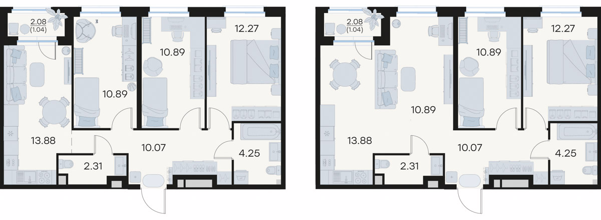 Выбирая квартиру, мы всегда думаем о будущем: как изменится наша жизнь, родятся ли дети, как часто будут приезжать гости? Идеальный дом — тот, который подстраивается под эти перемены. Именно такие квартиры представлены в GloraX Октябрьский — масштабном жилом квартале, который строится во Владимире на месте бывшего ВТЗ.