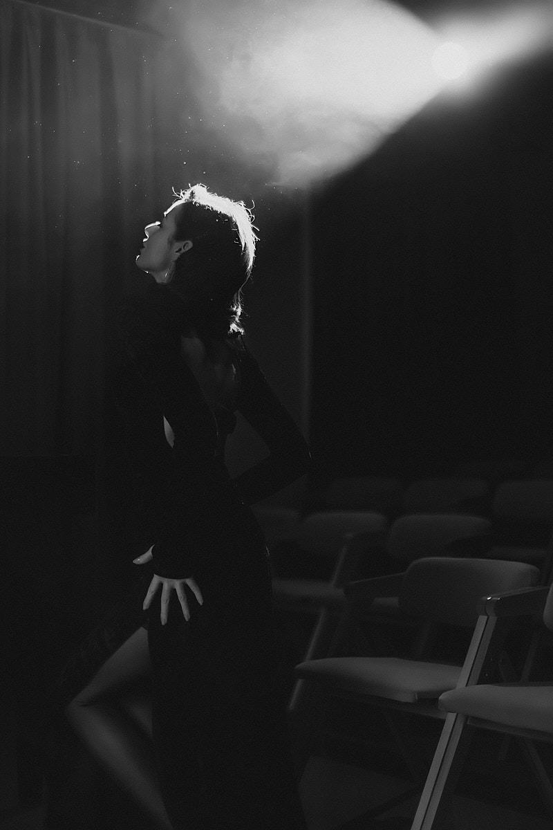 После преображения Дома работников искусств туда не хочется идти в повседневной одежде. Только каблуки и платье в пол! Теперь в роскошных интерьерах легко почувствовать себя звездой. Именно этот замысел заложен в концептуальный фотопроект «Выход в свет», созданный ВОДРИ совместно с Екатериной Лебедь. Момент, когда любая может почувствовать себя дивой!