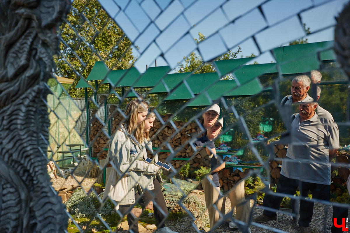 Чего только не       умеют человеческие руки! Подтверждение этому       — фантастический дом в       Юрьеве-Польском, который самостоятельно украсили мастерица Светлана Дракус и       ее       семья. Необычную постройку видно издалека, неудивительно, что она привлекает внимание как местных жителей, так и       туристов. «Ключ-Медиа» побывал в       сказочной крепости и       узнал у       хозяйки участка, откуда она черпает идеи и       как создает подобную красоту.