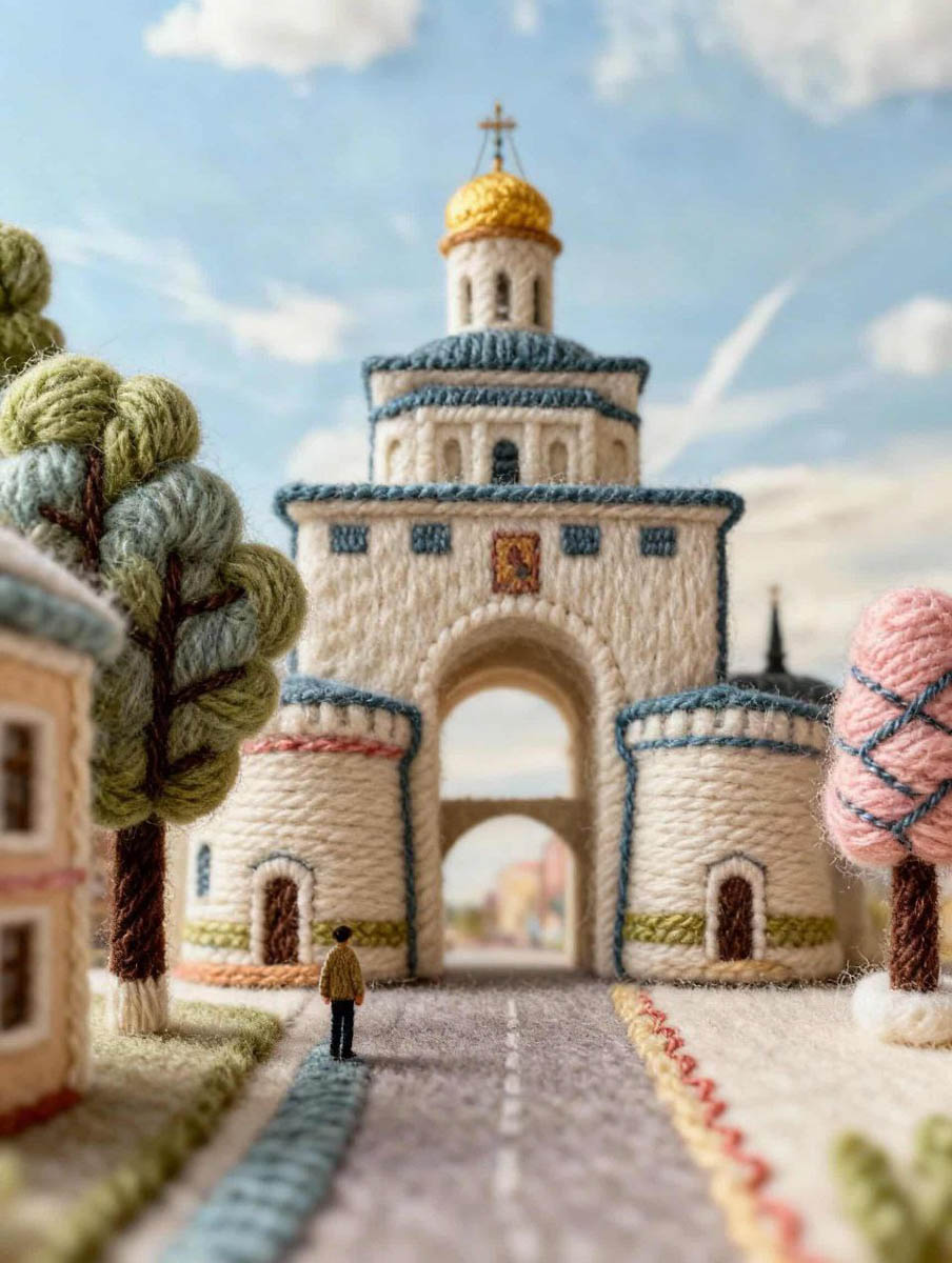 Жители Владимирской области подхватили популярный в интернете тренд на вязаные города. Пользователи социальных сетей создают фото и видео уютных локаций, будто созданных руками заботливой бабушки. «Ключ-Медиа» собрал самые атмосферные снимки и ролики.