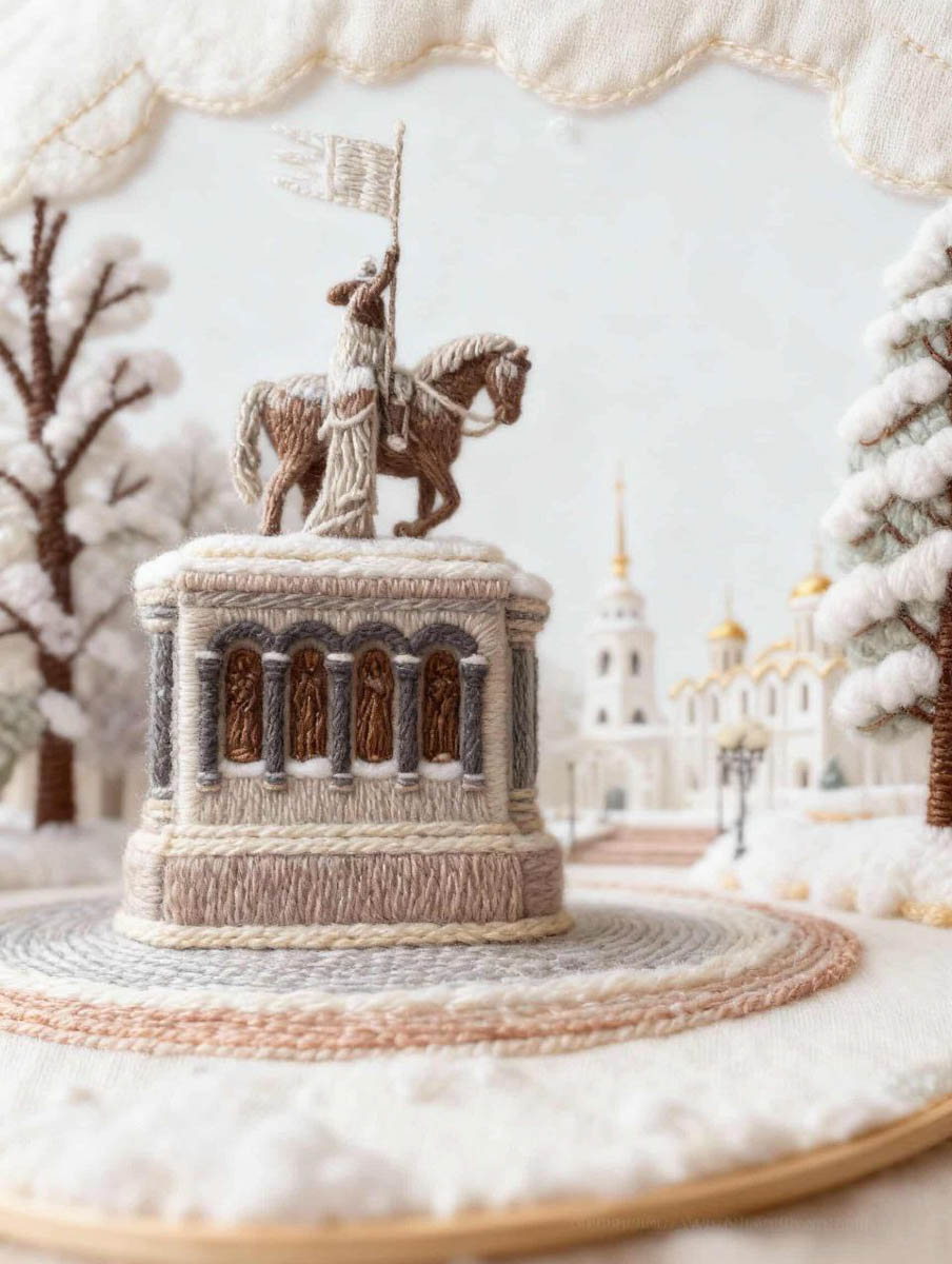 Жители Владимирской области подхватили популярный в интернете тренд на вязаные города. Пользователи социальных сетей создают фото и видео уютных локаций, будто созданных руками заботливой бабушки. «Ключ-Медиа» собрал самые атмосферные снимки и ролики.