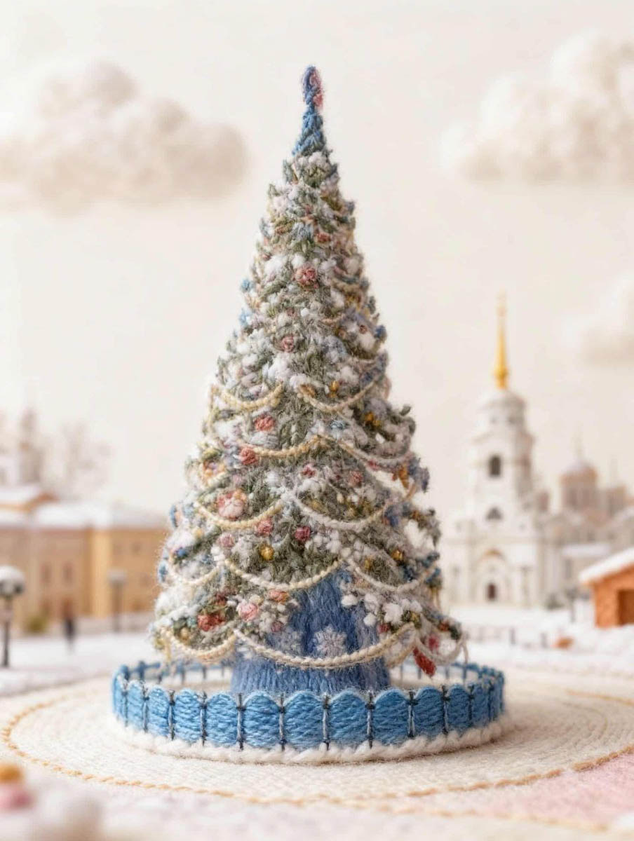 Жители Владимирской области подхватили популярный в интернете тренд на вязаные города. Пользователи социальных сетей создают фото и видео уютных локаций, будто созданных руками заботливой бабушки. «Ключ-Медиа» собрал самые атмосферные снимки и ролики.