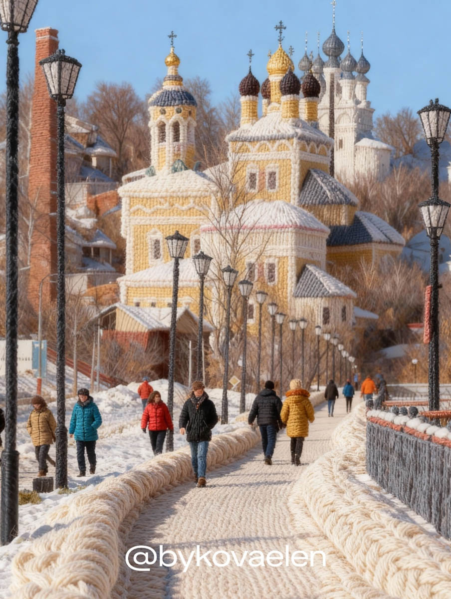 Жители Владимирской области подхватили популярный в интернете тренд на вязаные города. Пользователи социальных сетей создают фото и видео уютных локаций, будто созданных руками заботливой бабушки. «Ключ-Медиа» собрал самые атмосферные снимки и ролики.