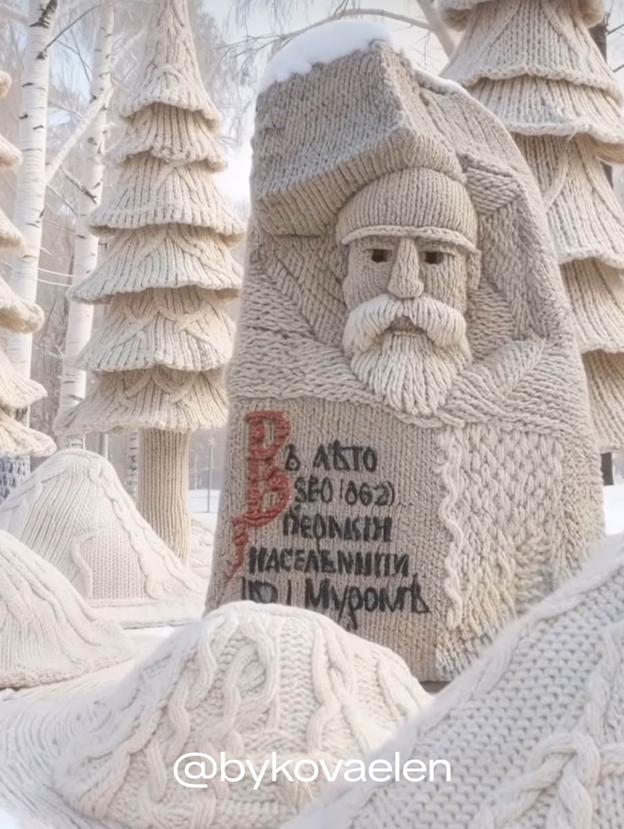 Жители Владимирской области подхватили популярный в интернете тренд на вязаные города. Пользователи социальных сетей создают фото и видео уютных локаций, будто созданных руками заботливой бабушки. «Ключ-Медиа» собрал самые атмосферные снимки и ролики.