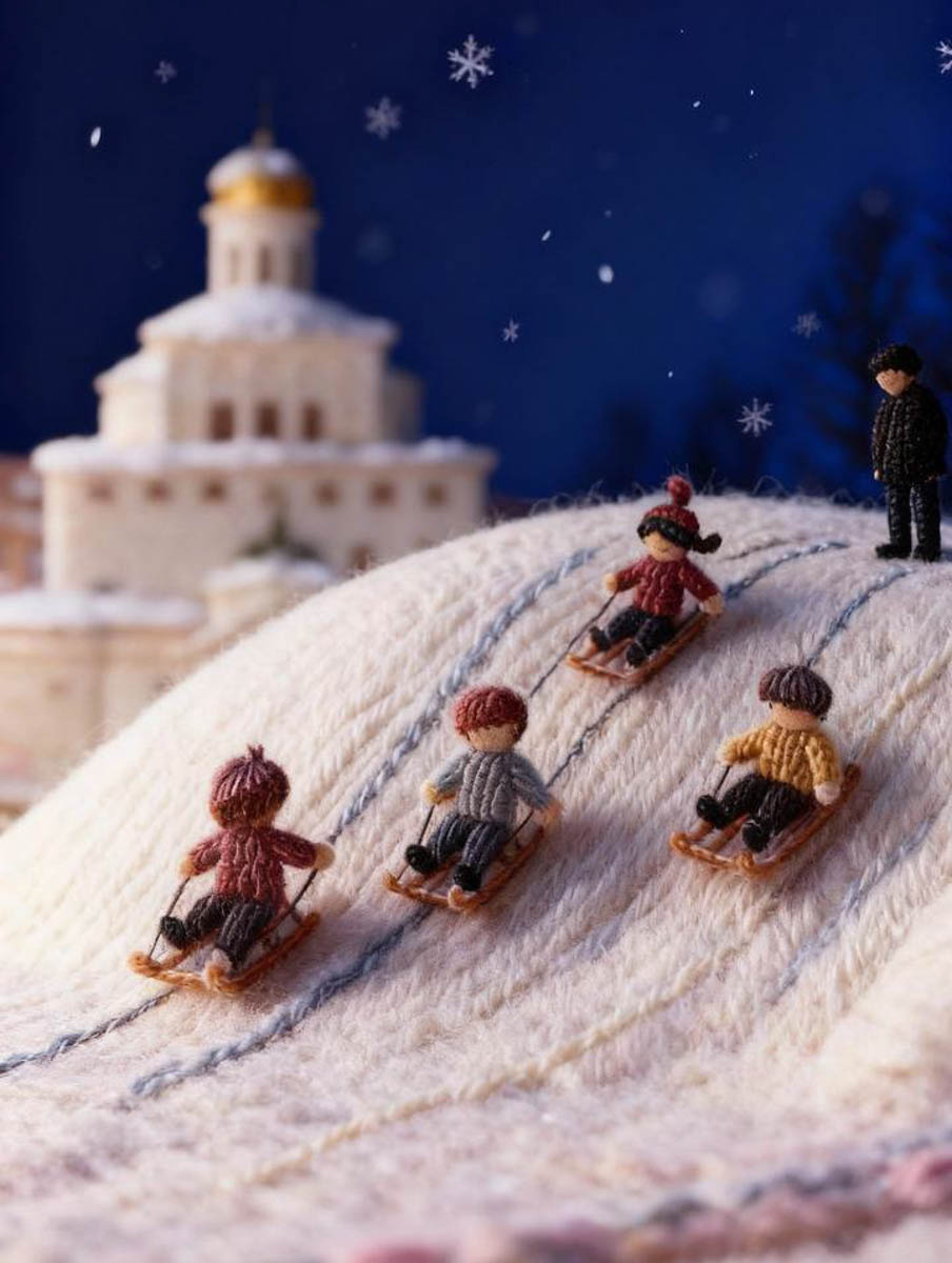 Жители Владимирской области подхватили популярный в интернете тренд на вязаные города. Пользователи социальных сетей создают фото и видео уютных локаций, будто созданных руками заботливой бабушки. «Ключ-Медиа» собрал самые атмосферные снимки и ролики.