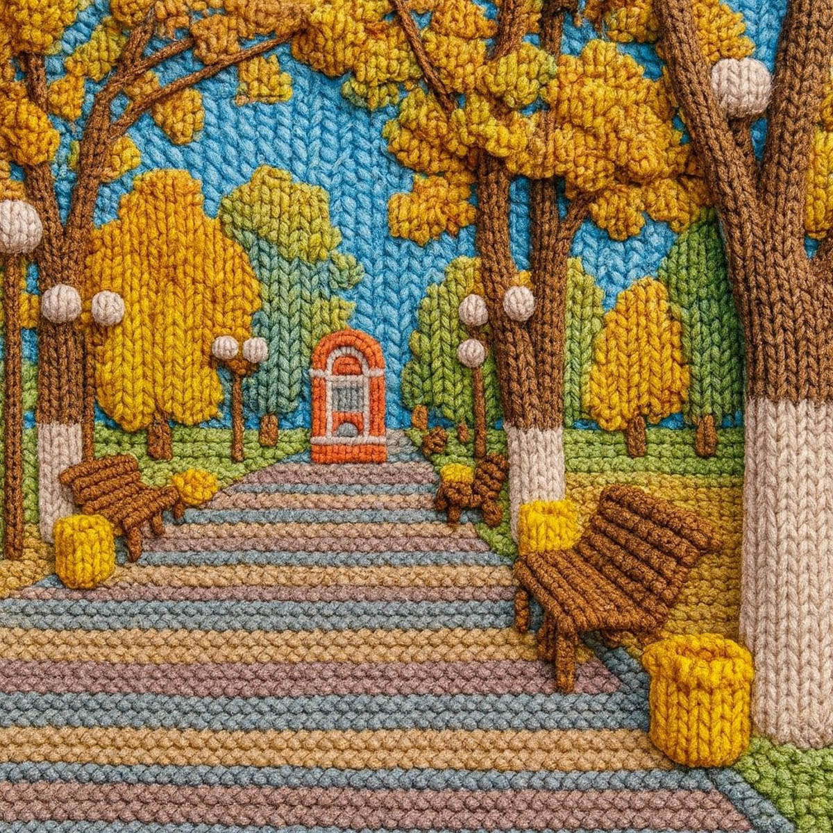 Жители Владимирской области подхватили популярный в интернете тренд на вязаные города. Пользователи социальных сетей создают фото и видео уютных локаций, будто созданных руками заботливой бабушки. «Ключ-Медиа» собрал самые атмосферные снимки и ролики.