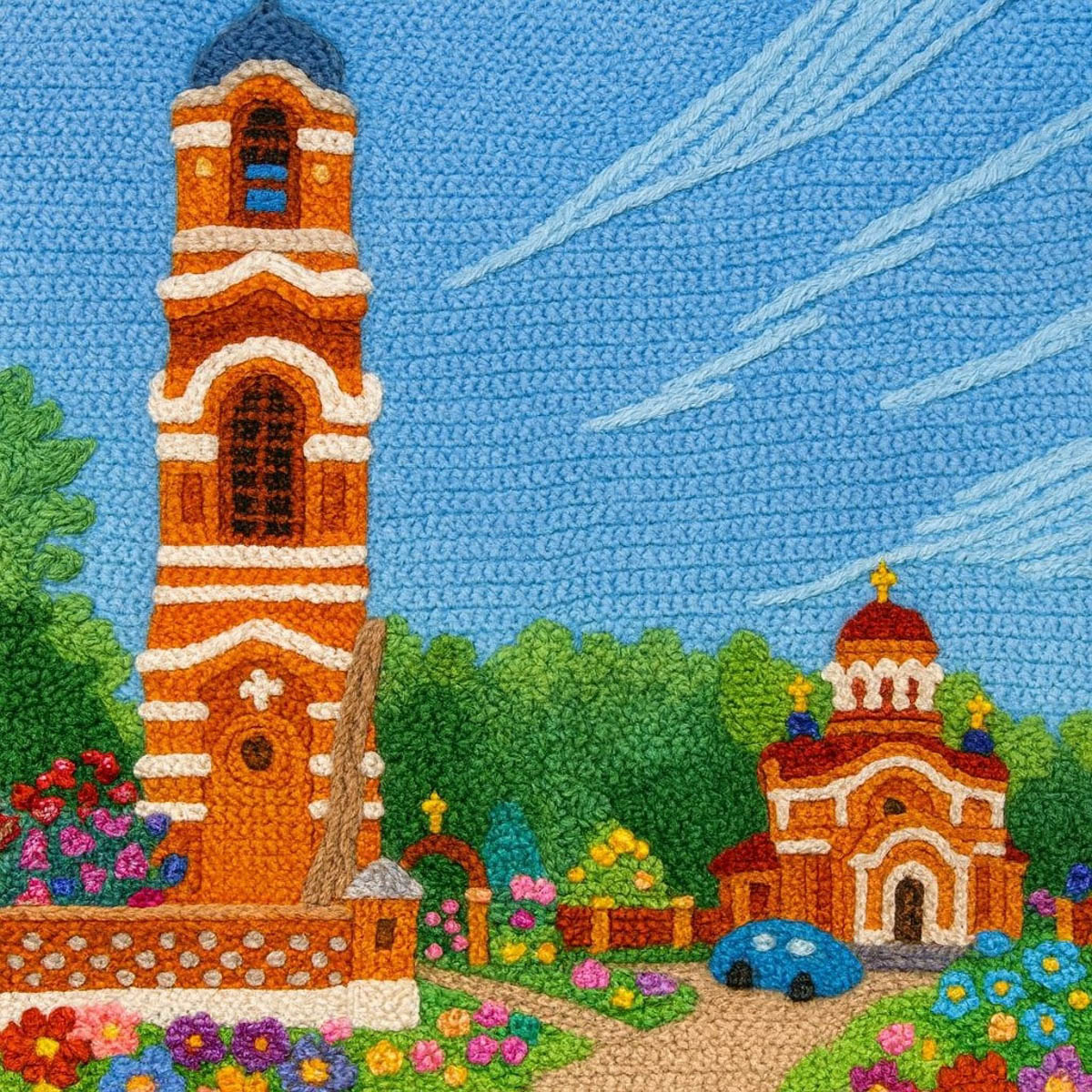 Жители Владимирской области подхватили популярный в интернете тренд на вязаные города. Пользователи социальных сетей создают фото и видео уютных локаций, будто созданных руками заботливой бабушки. «Ключ-Медиа» собрал самые атмосферные снимки и ролики.