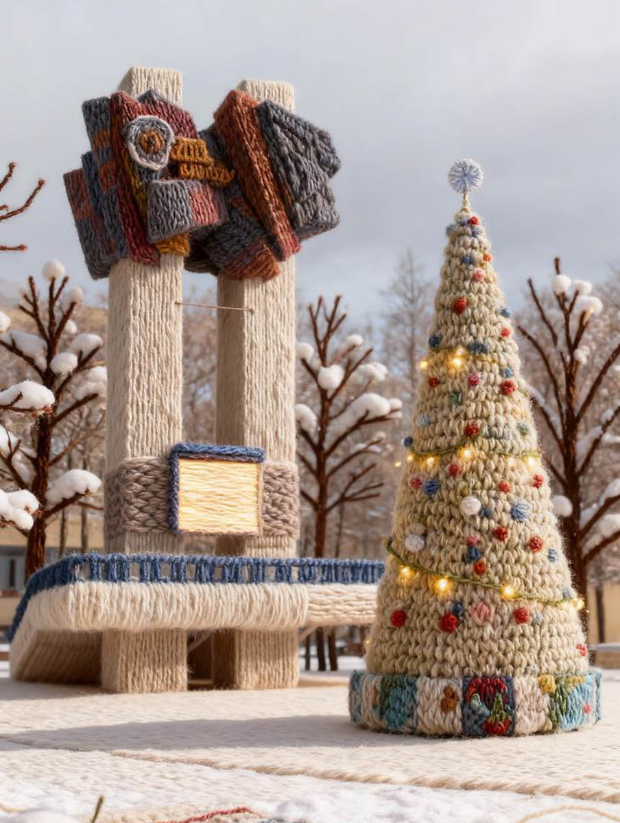 Жители Владимирской области подхватили популярный в интернете тренд на вязаные города. Пользователи социальных сетей создают фото и видео уютных локаций, будто созданных руками заботливой бабушки. «Ключ-Медиа» собрал самые атмосферные снимки и ролики.