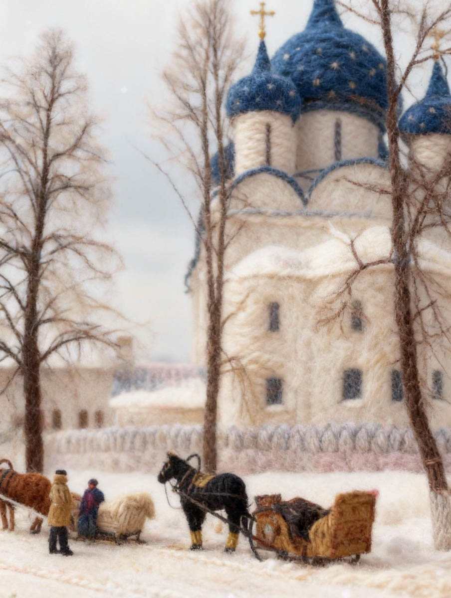 Жители Владимирской области подхватили популярный в интернете тренд на вязаные города. Пользователи социальных сетей создают фото и видео уютных локаций, будто созданных руками заботливой бабушки. «Ключ-Медиа» собрал самые атмосферные снимки и ролики.