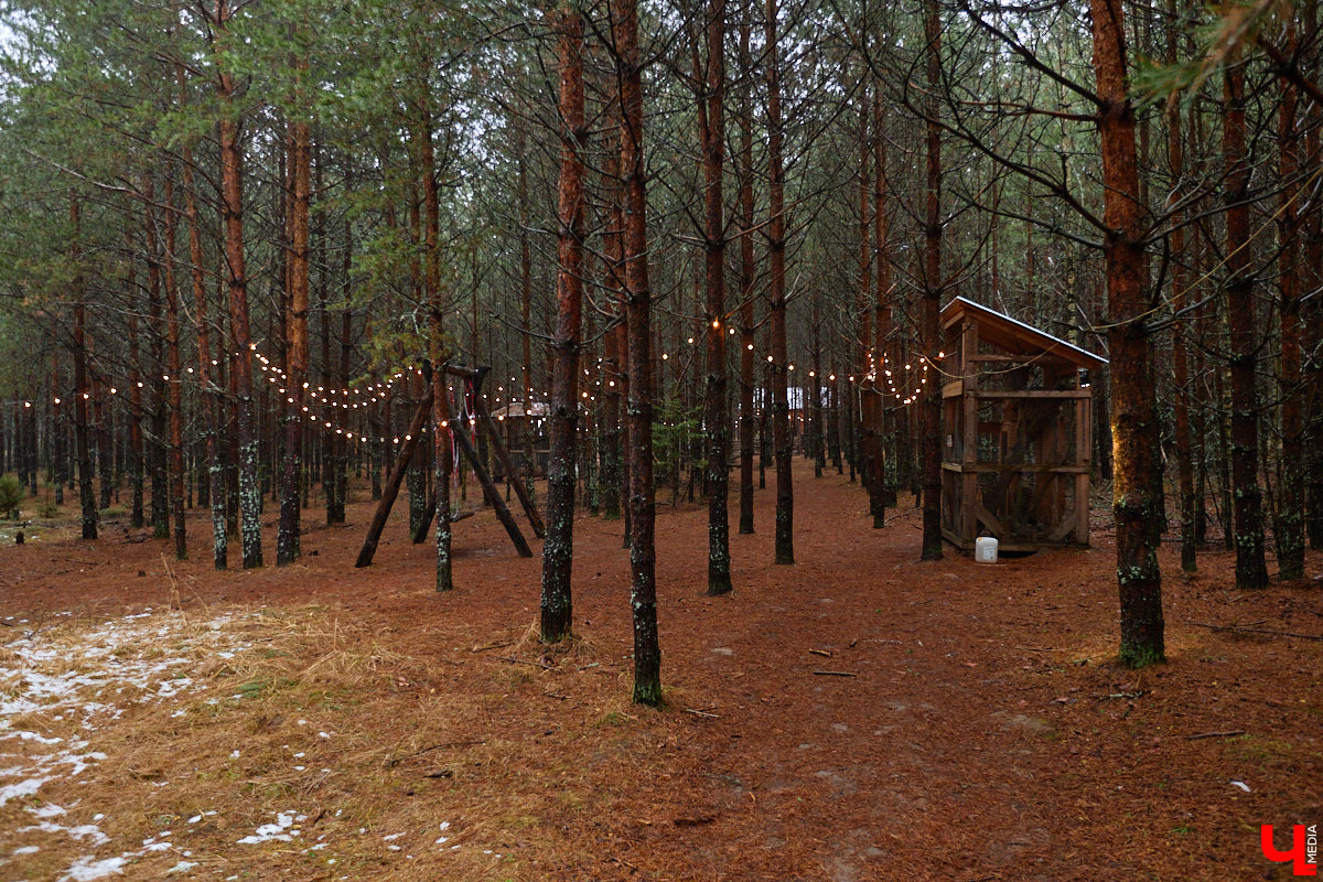 Мастер по дереву Николай Лавданский переехал в Киржачский район более 10 лет назад. Там он построил дом, завел хозяйство и продолжил заниматься творчеством, вдохновляясь единением с природой. По его 16 гектарам, населенным зверюшками, постоянно гуляют туристы. «Ключ-Медиа» удалось осмотреть не только угодья, но и жилище скульптора.