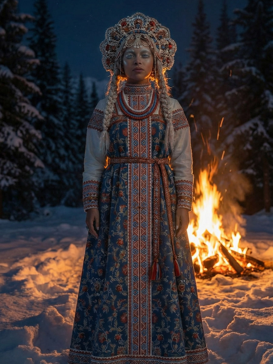 Девушки из 33-го региона повторили завирусившийся тренд этой зимы на трек в современной обработке «Расскажи, Снегурочка, где была». Внучки Деда Мороза предстали в нарядах а-ля рюс: расписных кокошниках и богато украшенных платьях. Большинство образов сгенерировал ИИ, но некоторые — настоящие фотосессии в заснеженном лесу. Смотрим и вдохновляемся!