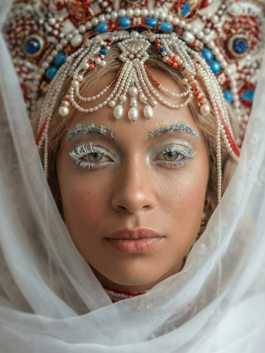 Девушки из 33-го региона повторили завирусившийся тренд этой зимы на трек в современной обработке «Расскажи, Снегурочка, где была». Внучки Деда Мороза предстали в нарядах а-ля рюс: расписных кокошниках и богато украшенных платьях. Большинство образов сгенерировал ИИ, но некоторые — настоящие фотосессии в заснеженном лесу. Смотрим и вдохновляемся!