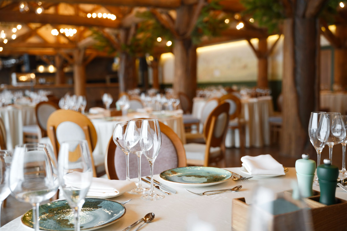 На берегу реки в экоотеле «Горячие ключи» появилось пространство, где история встретилась с современностью. Ресторан «Бревна» — это одновременно гастрономическая точка притяжения и готовая площадка для проведения мероприятий, созданная по канонам нового времени.