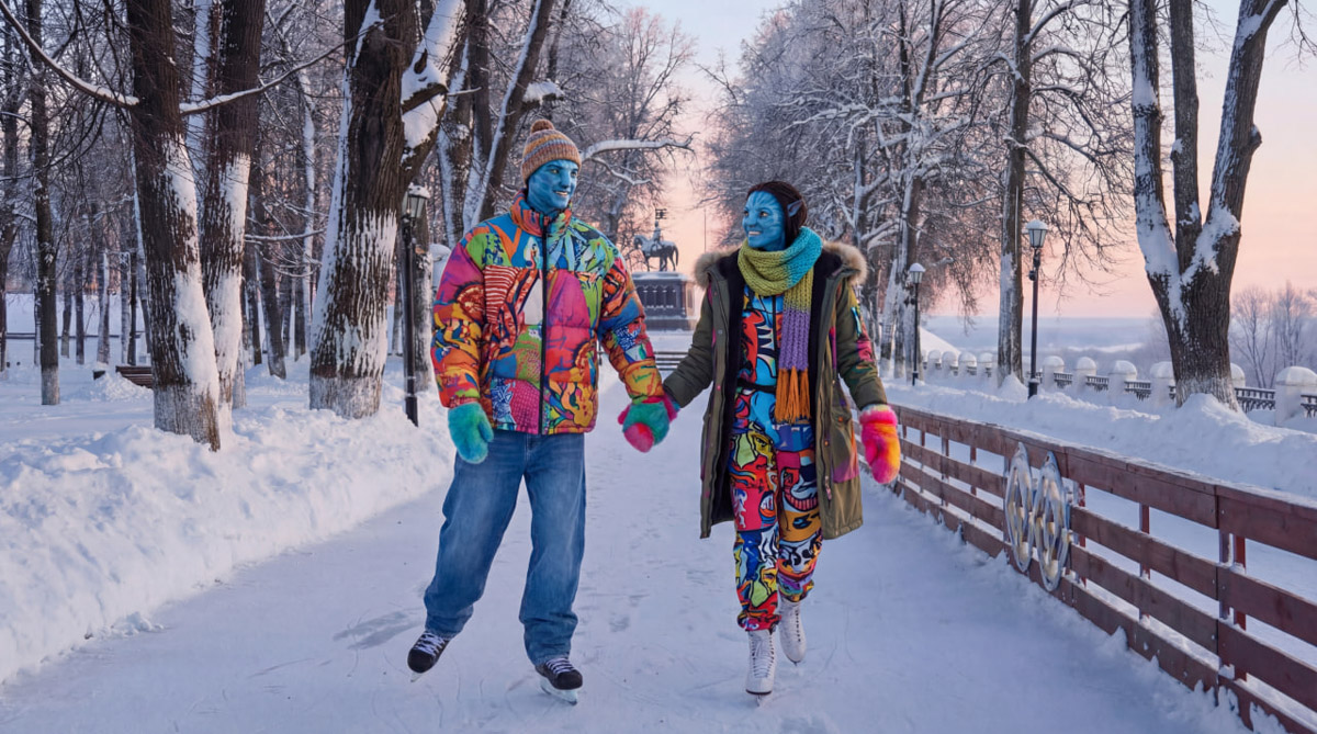 Рилсмейкер и нейрокреатор Елена Журавлева продолжает создавать фэнтези-вселенные вокруг родного 33-го региона. На этот раз в матрицу популярных миров загрузили областную столицу — на ее улицах усилиями нашей героини поселились герои нашумевших сериалов Fallout и «Очень странные дела», а также кинохита «Аватар».