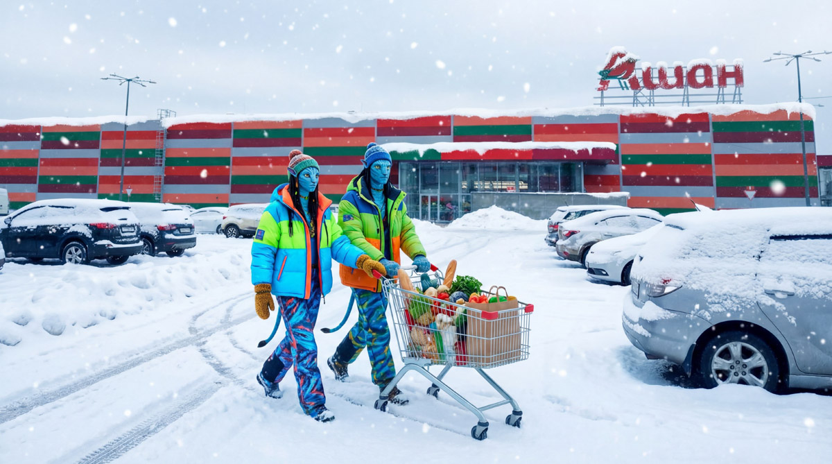 Рилсмейкер и нейрокреатор Елена Журавлева продолжает создавать фэнтези-вселенные вокруг родного 33-го региона. На этот раз в матрицу популярных миров загрузили областную столицу — на ее улицах усилиями нашей героини поселились герои нашумевших сериалов Fallout и «Очень странные дела», а также кинохита «Аватар».