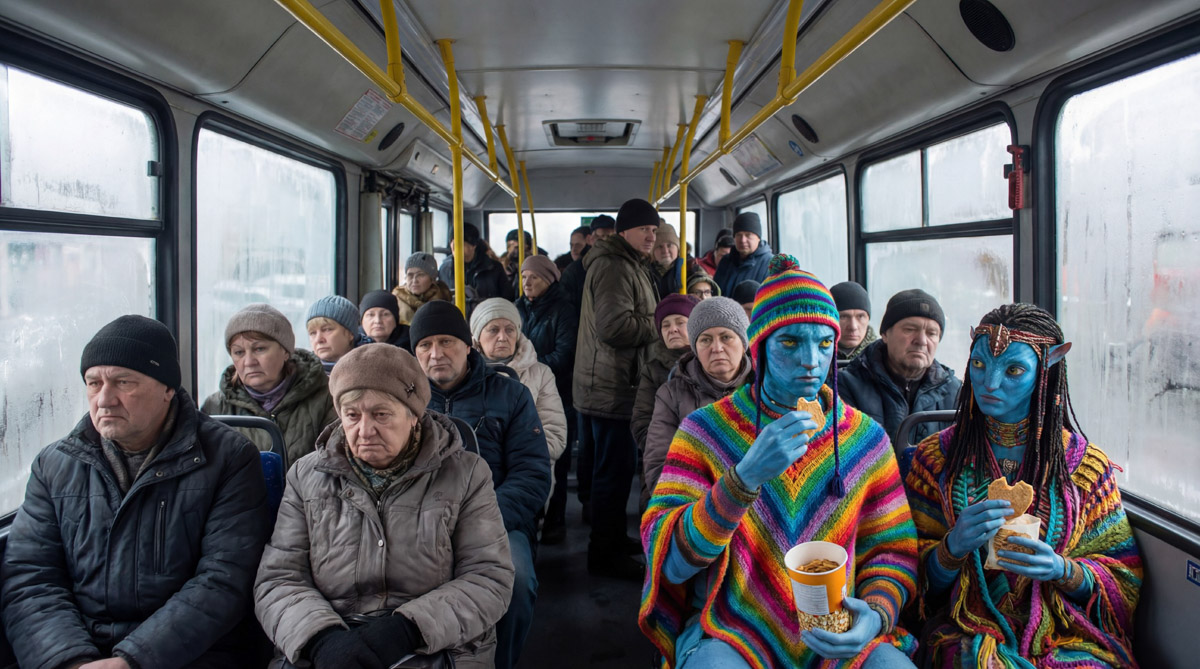 Рилсмейкер и нейрокреатор Елена Журавлева продолжает создавать фэнтези-вселенные вокруг родного 33-го региона. На этот раз в матрицу популярных миров загрузили областную столицу — на ее улицах усилиями нашей героини поселились герои нашумевших сериалов Fallout и «Очень странные дела», а также кинохита «Аватар».