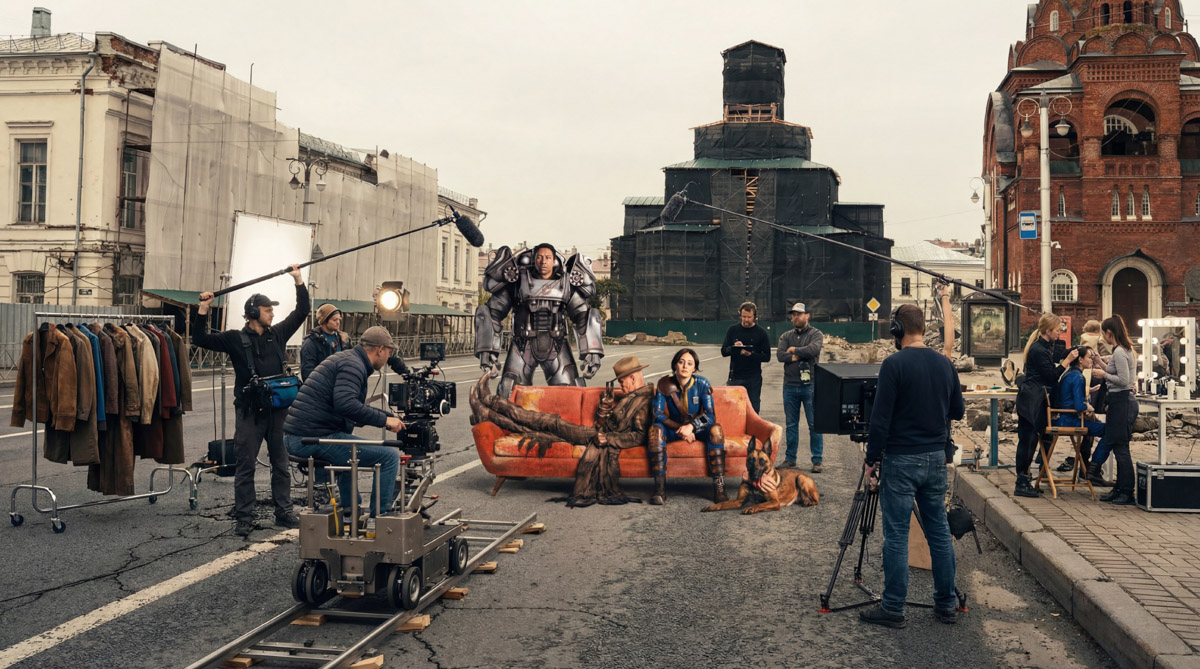 Рилсмейкер и нейрокреатор Елена Журавлева продолжает создавать фэнтези-вселенные вокруг родного 33-го региона. На этот раз в матрицу популярных миров загрузили областную столицу — на ее улицах усилиями нашей героини поселились герои нашумевших сериалов Fallout и «Очень странные дела», а также кинохита «Аватар».