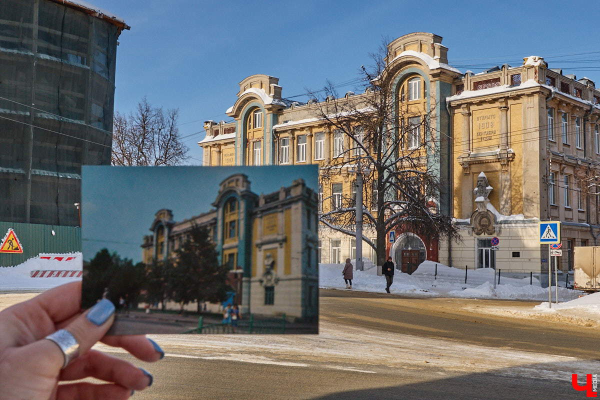 Те, кому не удалось застать прошлое областной столицы, могут заглянуть в него с помощью винтажных открыток. Так сделала фотограф-любитель Ирина Колесникова. Она взяла у мамы стопку карточек с запечатленными в 80-х городскими объектами и сравнила изображения с их современным видом.