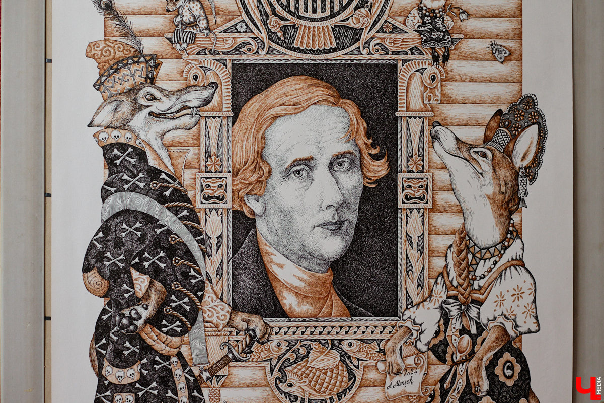 В обычной суздальской квартире живет график Александр Ерашов. Скромная обстановка никак не соответствует масштабам таланта мастера. На его счету несколько монументальных серий, которые «Ключ-Медиа» поспешил осветить. Тем более появился повод: вклад творца в развитие искусства оценила Российская академия художеств.