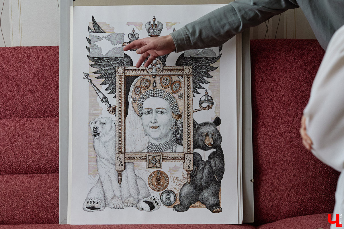 В обычной суздальской квартире живет график Александр Ерашов. Скромная обстановка никак не соответствует масштабам таланта мастера. На его счету несколько монументальных серий, которые «Ключ-Медиа» поспешил осветить. Тем более появился повод: вклад творца в развитие искусства оценила Российская академия художеств.