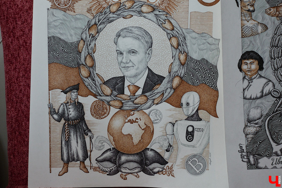 В обычной суздальской квартире живет график Александр Ерашов. Скромная обстановка никак не соответствует масштабам таланта мастера. На его счету несколько монументальных серий, которые «Ключ-Медиа» поспешил осветить. Тем более появился повод: вклад творца в развитие искусства оценила Российская академия художеств.