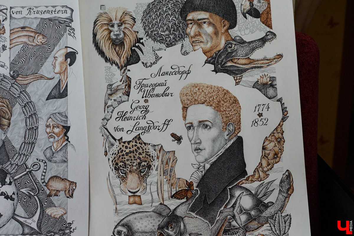 В обычной суздальской квартире живет график Александр Ерашов. Скромная обстановка никак не соответствует масштабам таланта мастера. На его счету несколько монументальных серий, которые «Ключ-Медиа» поспешил осветить. Тем более появился повод: вклад творца в развитие искусства оценила Российская академия художеств.