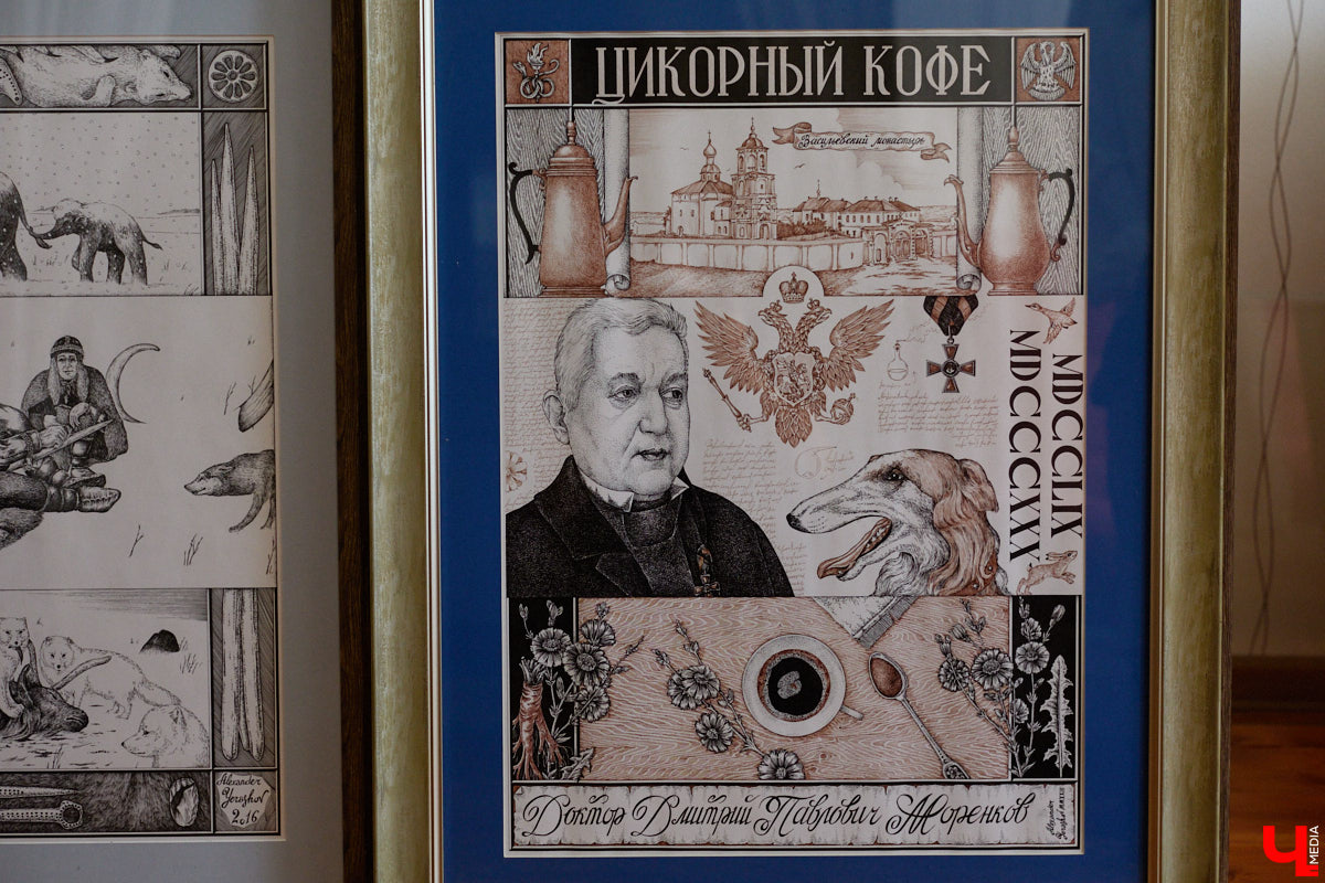 В обычной суздальской квартире живет график Александр Ерашов. Скромная обстановка никак не соответствует масштабам таланта мастера. На его счету несколько монументальных серий, которые «Ключ-Медиа» поспешил осветить. Тем более появился повод: вклад творца в развитие искусства оценила Российская академия художеств.