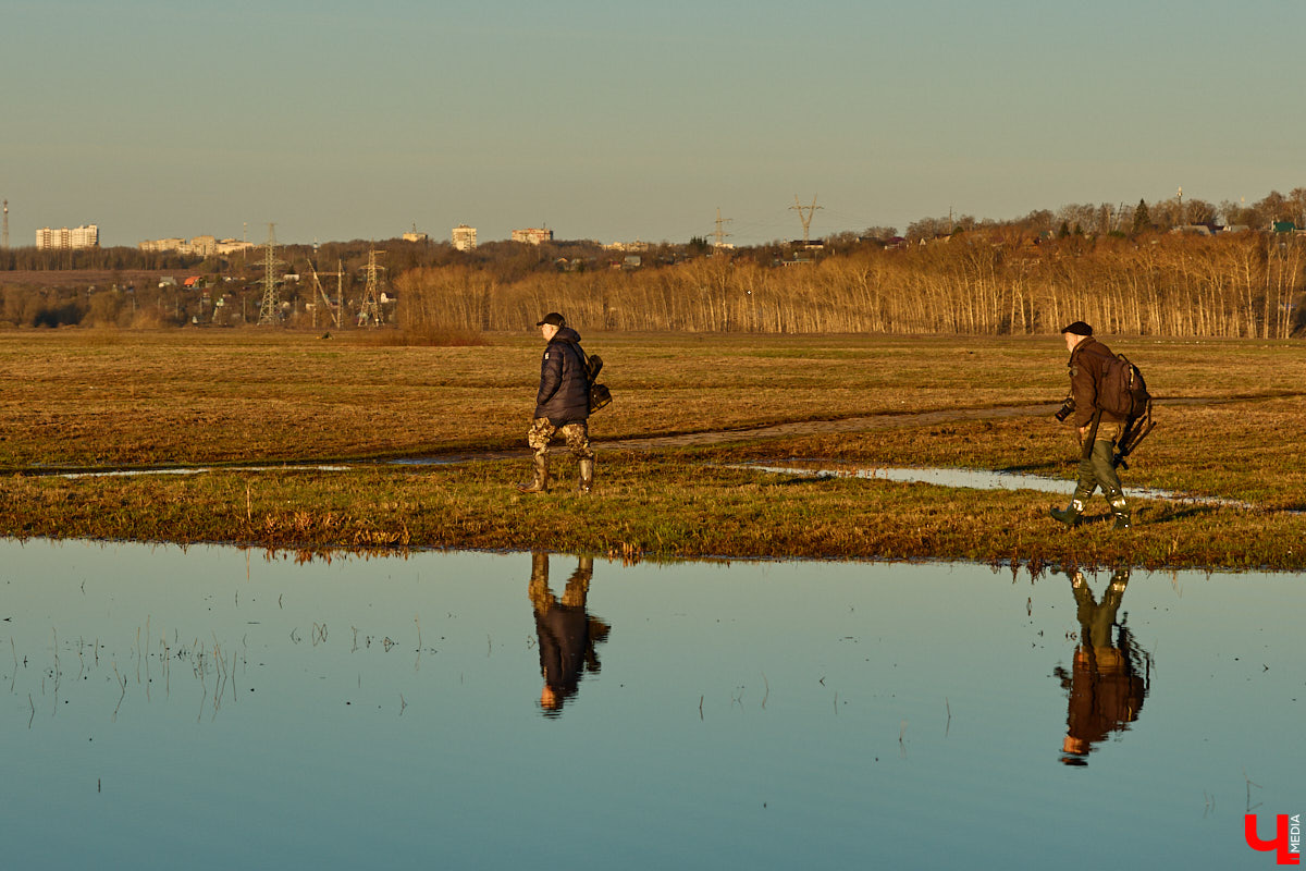 В прошлом году «маленькую Венецию» в Боголюбове нам застать не удалось из-за слишком теплой зимы. Зато в 2026-м луг у белокаменного шедевра знатно затопило вышедшими из берегов реками. В апреле, невзирая на погоду, пространство вокруг памятника заполнили ценители прекрасного: кто пешком, кто по воде.