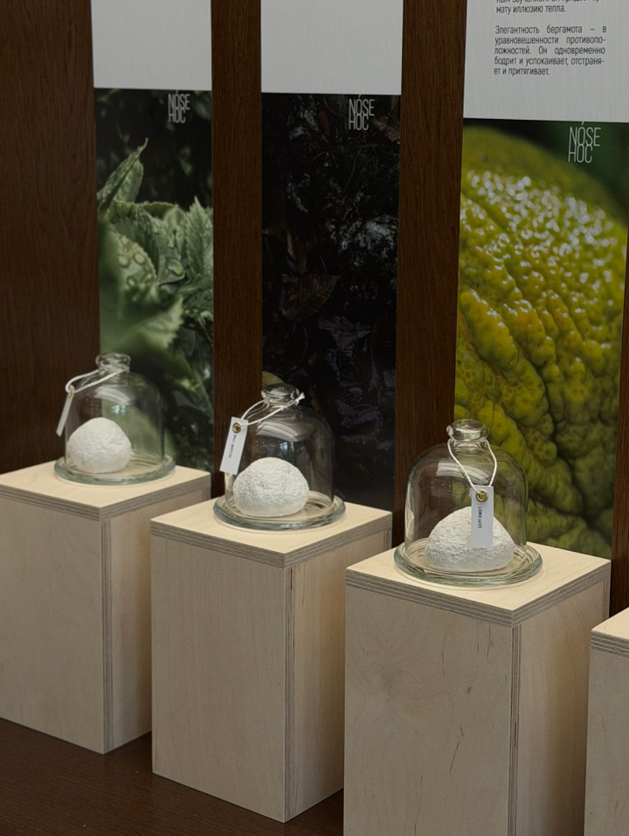 Что может связывать эстетику Ренессанса, науку об ароматах и гастрономический эксперимент? Кондитерская «Slovno в мае»! Владимирская лаборатория вкусов презентовала необычный десерт — NÓSEHOC. И по наименованию уже можно представить, в форме чего сделано лакомство — идеального носа. Ну а источником вдохновения послужил один из главных символов эпохи Возрождения — мраморная статуя Давида.