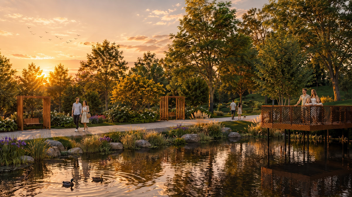 Всего в 12 минутах на машине от центра Владимира появится парк с прудом на территории в 2 гектара. Благоустройством такого масштабного участка земли займется застройщик «Строим Групп». Рассказываем, чем удивит концепция в ЖК «Соколиный Парк» от одного из крупнейших девелоперов.
