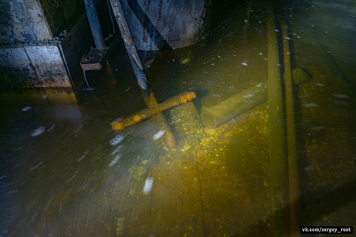 Фотограф Сергей Рут снова вызывает стайки мурашек. Смотрим его новый репортаж из полузатопленного владимирского бомбоубежища.